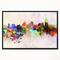Designart - Cincinnati Skyline - Cityscape Canvas Artwork Print in Black Frame